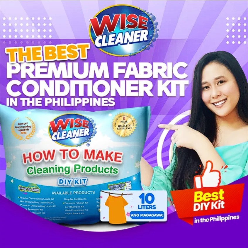 PREMIUM FABCON DIY KIT WISE CLEANER | Shopee Philippines