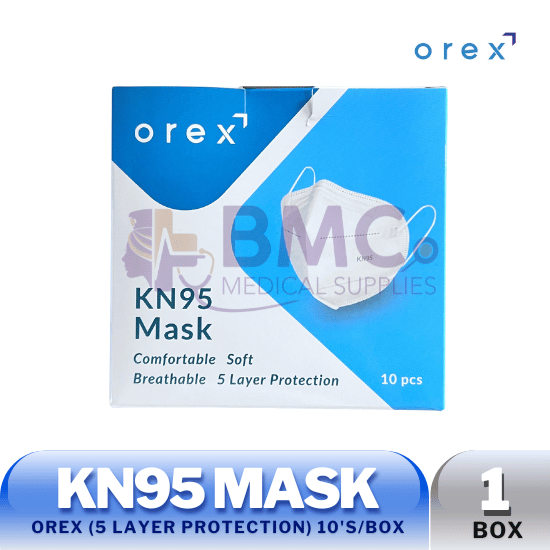 OREX KN95 Face Mask Comfortable Soft Breathable 5 Layer Protection ...