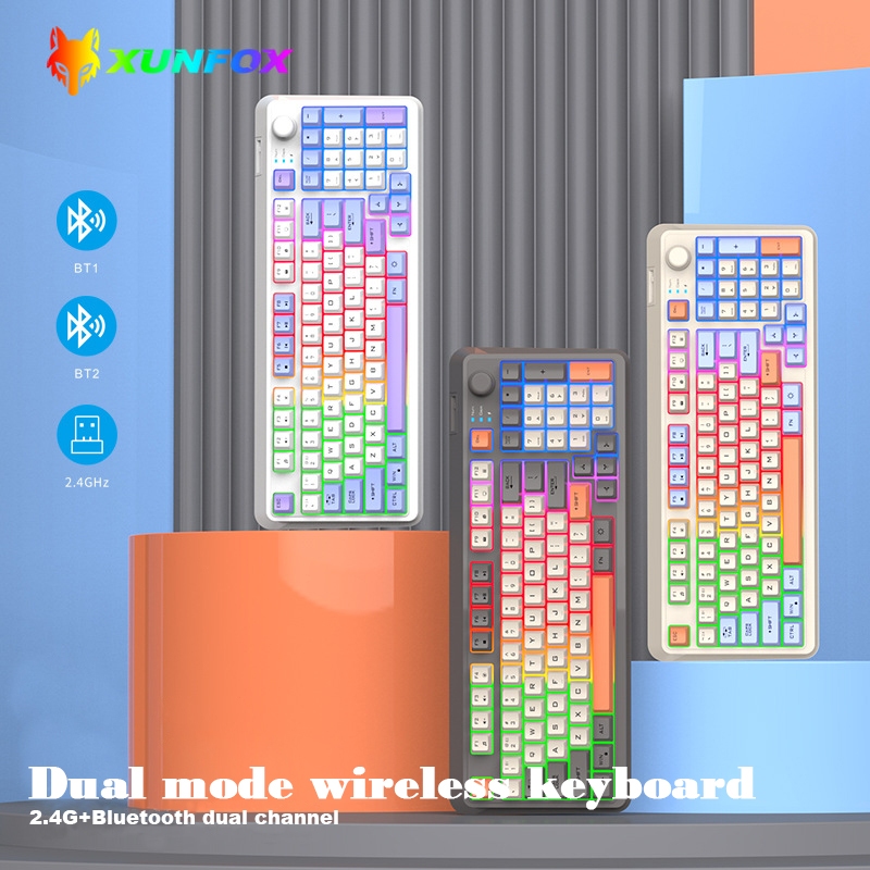 [Local 24H] K94 RGB Wireless Gaming Keyboard 94-key 2.4G+Bluetooth ...