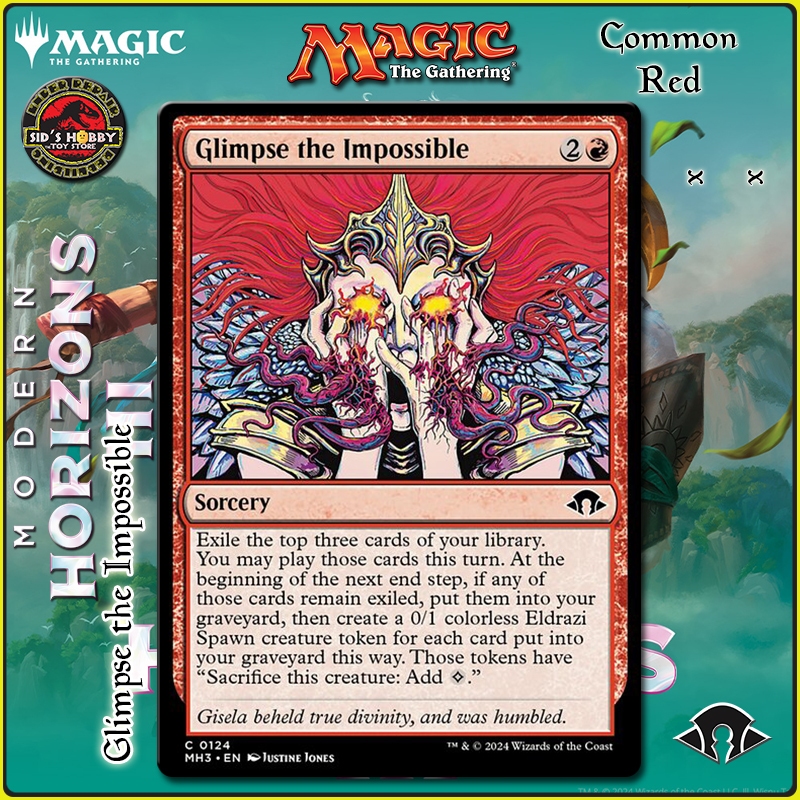 Glimpse The Impossible X X Modern Horizons 3 Red Common Mh3 Mtg