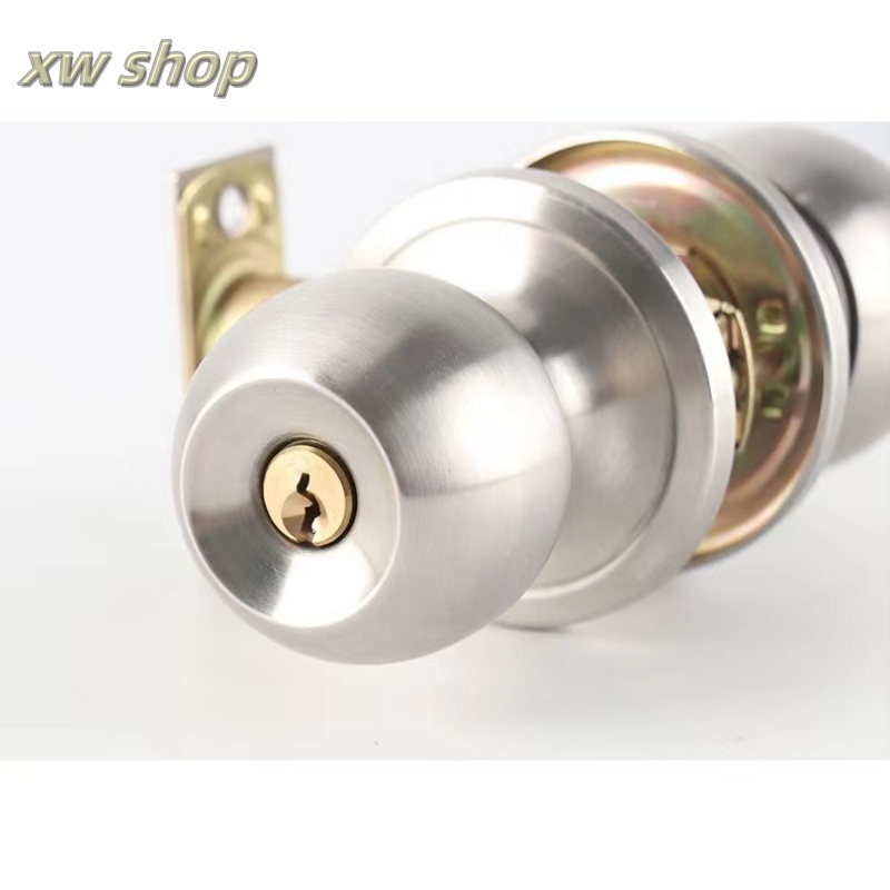 Cylindrical burglarproof Door Knob Entrance Lockset Goal lock main door ...