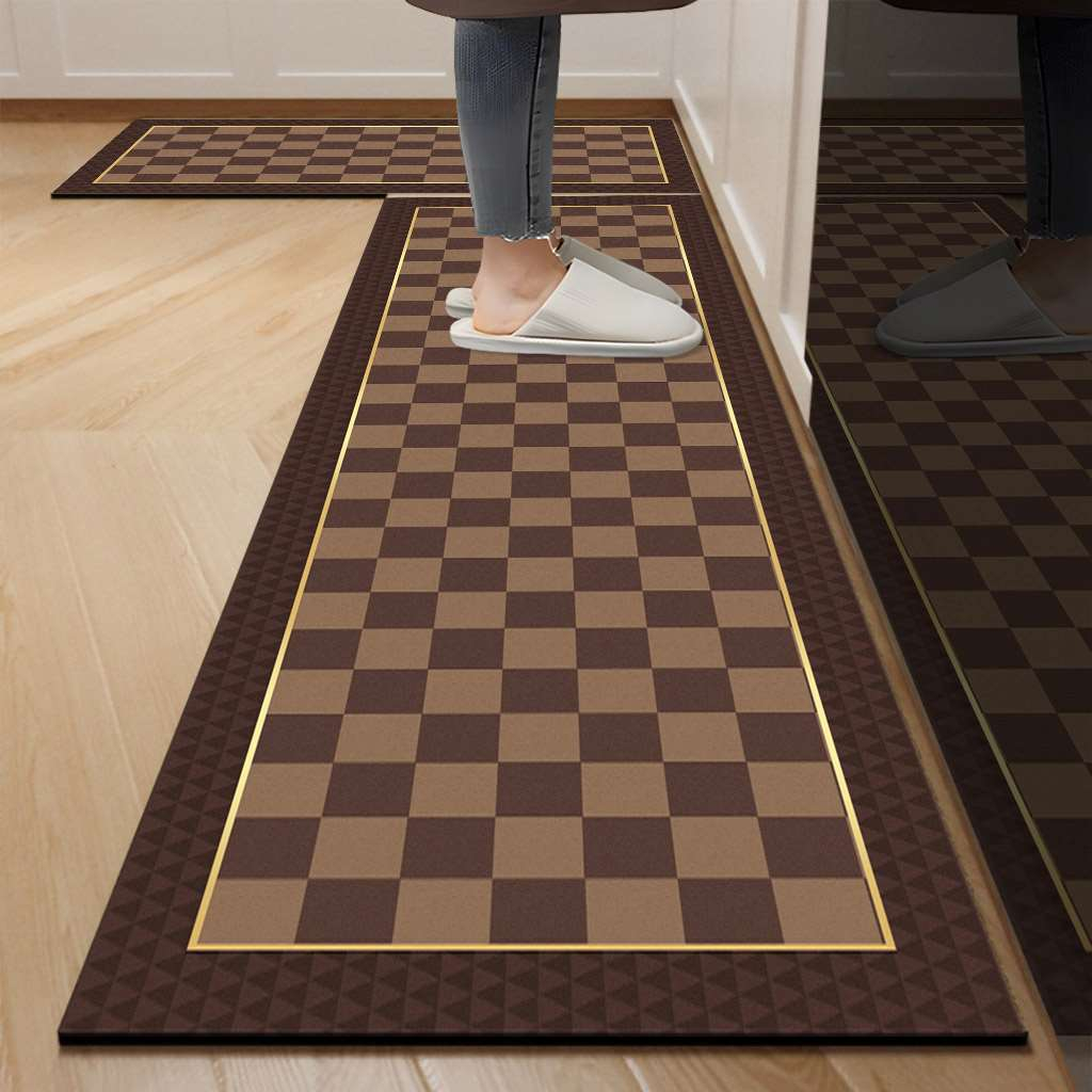 2PCS Kitchen Carpet Floor Mat Non-Slip Thicken Doormat Rugs Set - Brand ...