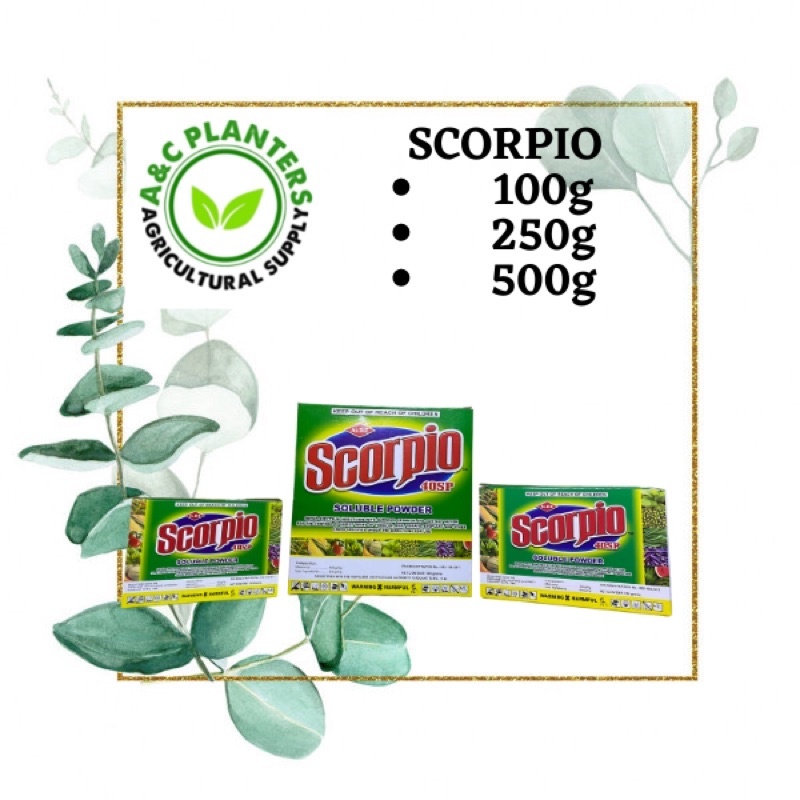 Scorpio 40SP Insecticide (100g, 250g & 500g) | Shopee Philippines