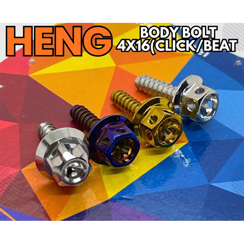 HENG BODY BOLT CLICK/BEAT 4X16 | Shopee Philippines