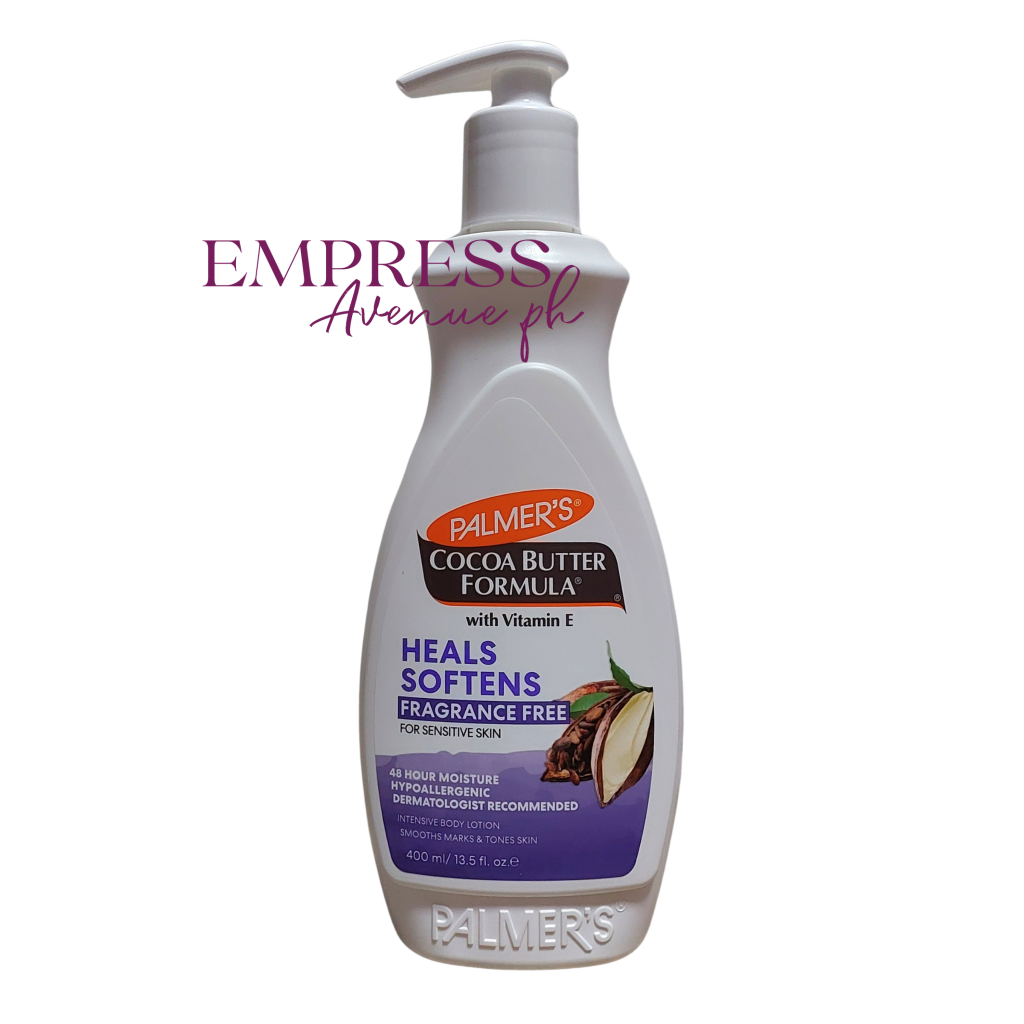 Palmer's Cocoa Butter Lotion with Vitamin E, Fragrance Free, Heals
