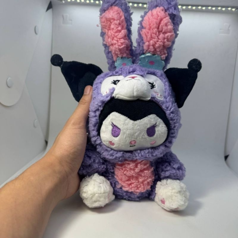 Kuromi in Purple Rabbit / Bunny Costume Cute Sanrio Stuffed Toy Plushie ...