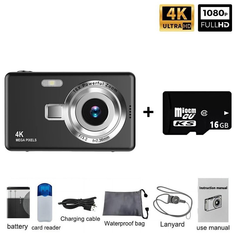 5K Digital Camera - 72MP UHD Digital Cameras For Photography