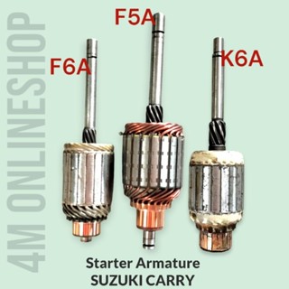 4M STARTER ARMATURE SUZUKI CARRY F5A/F6A SCRUM/K6A BRANDNEW STARTER ...