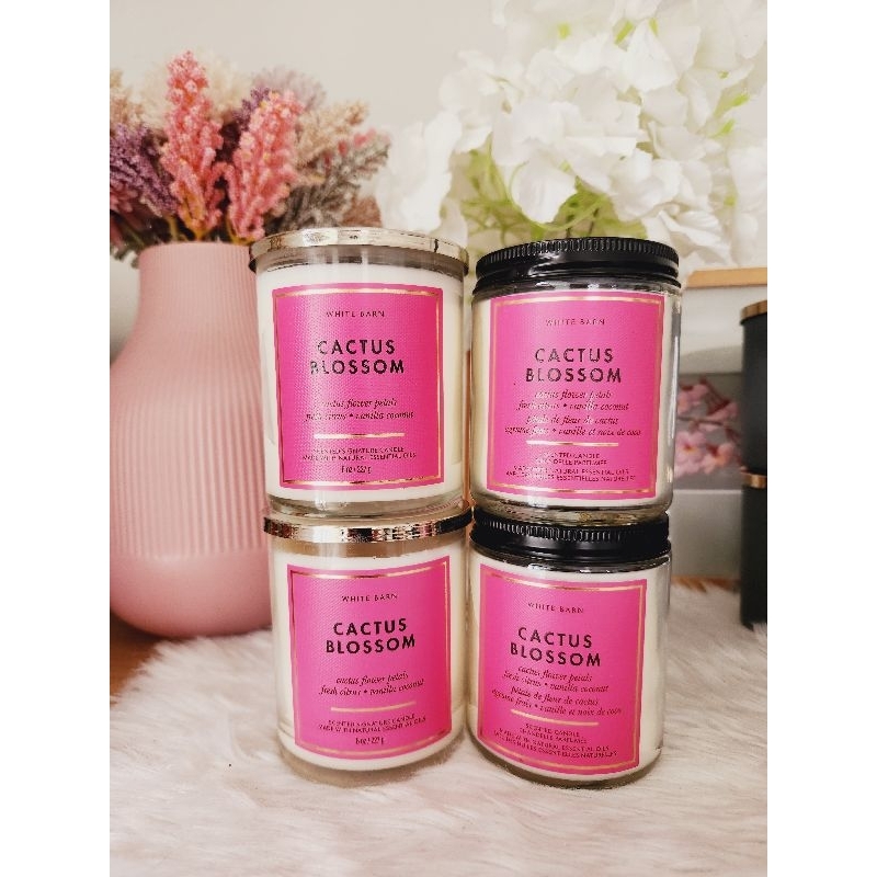 Cactus Blossom | Single Wick Signature Candle | White Barn | Bath & Body  Works | Shopee Philippines