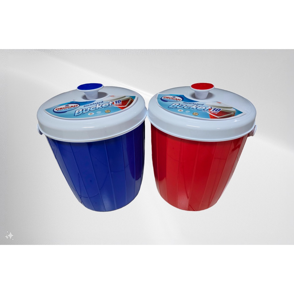 OROCAN INSULATED BUCKET 10L RICE CONTAINER 9310 | Shopee Philippines