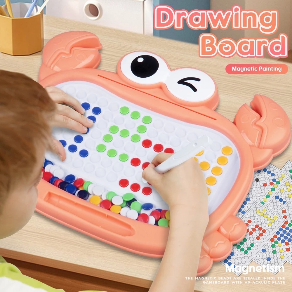 Lansite Magnetic Drawing Board For kid Doodle Board with Magnetic beads ...