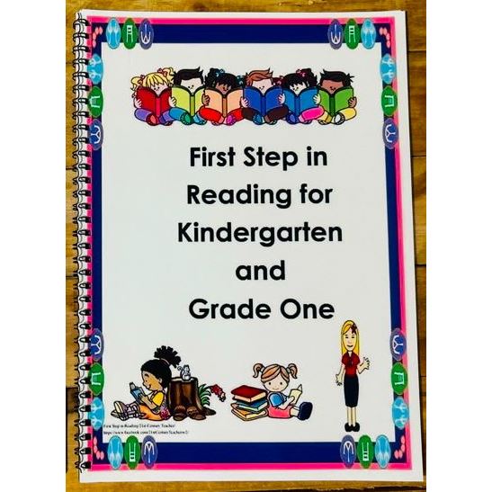 First step in reading for kindergarten and grade one kto12 k12 shopee