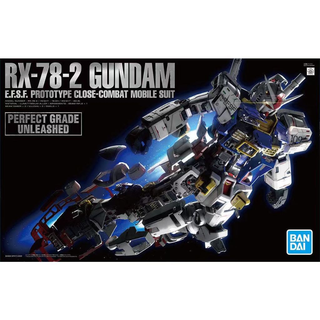 Bandai PGU RX-78-2 2.0 Gundam PG Unleashed Yuanzu Gundam On hand Stock ...