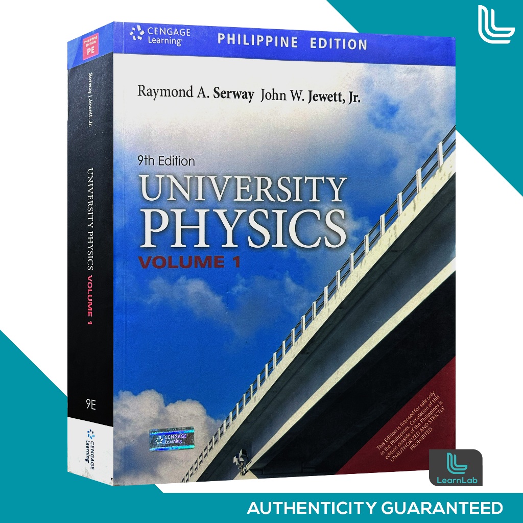 SALE - UNIVERSITY PHYSICS VOLUME 1 (9th Edition) - Raymond Serway ...