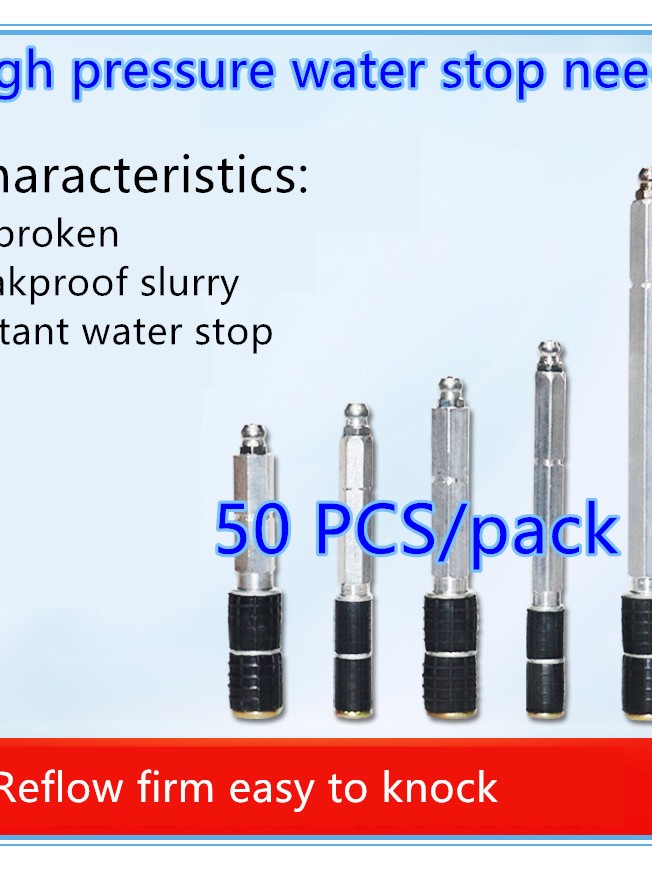 50 pcs Aluminum Injection Packers (Injection Port) for Epoxy Injection ...