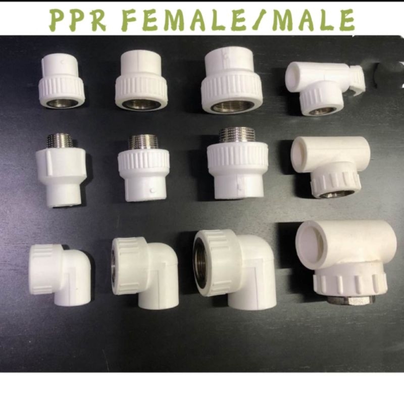 COD/PPR MALE ADAPTER , FEMALE ADAPTER ELBOW TEE COUPLING 1/2 3/4 1 MALE ...