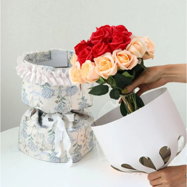 qjoq.ph | 10pcs | Flower Bouquet Round Lining Shaping molding flower ...