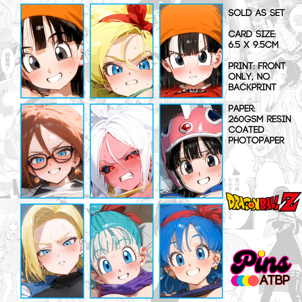 9PCS SET Dragon Ball Z Android 18 Photocards - Pins ATBP | Shopee ...