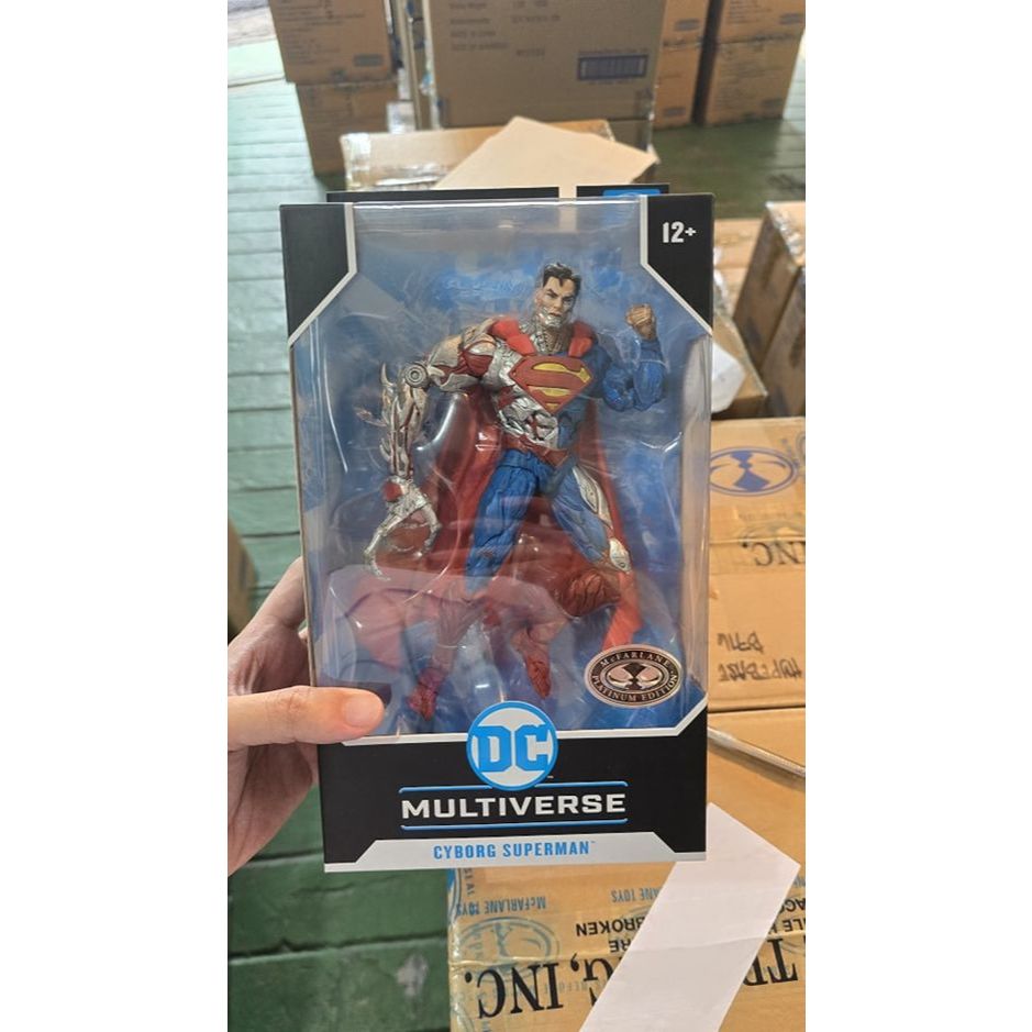 McFarlane DC Multiverse Cyborg Superman Platinum Sealed Brand New ...