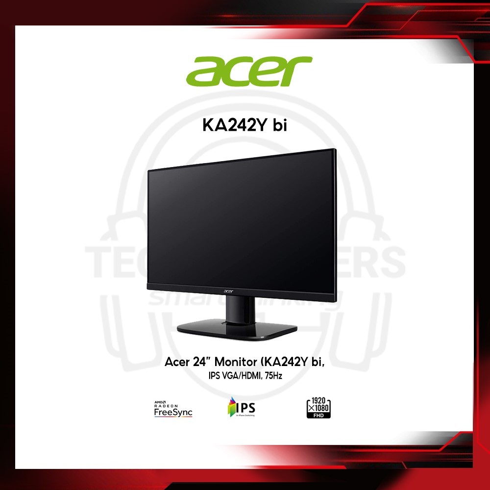 Acer 24” IPS Monitor (KA242Y bi, VGA/HDMI, 75Hz) | Shopee Philippines