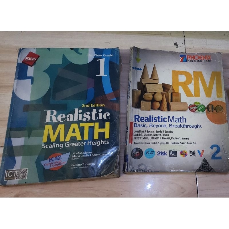 Realistic Math Grade 1/Grade 2 | Shopee Philippines
