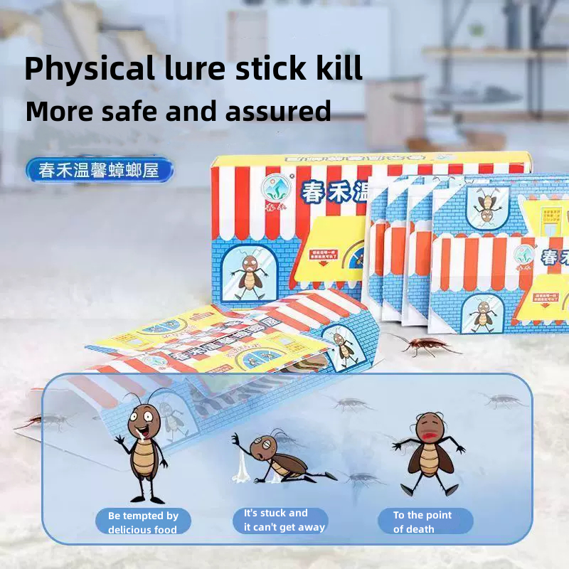 TIMSOT 10PCS Roach Motel Cockroach Killer Traps Bait Natural Repeller ...