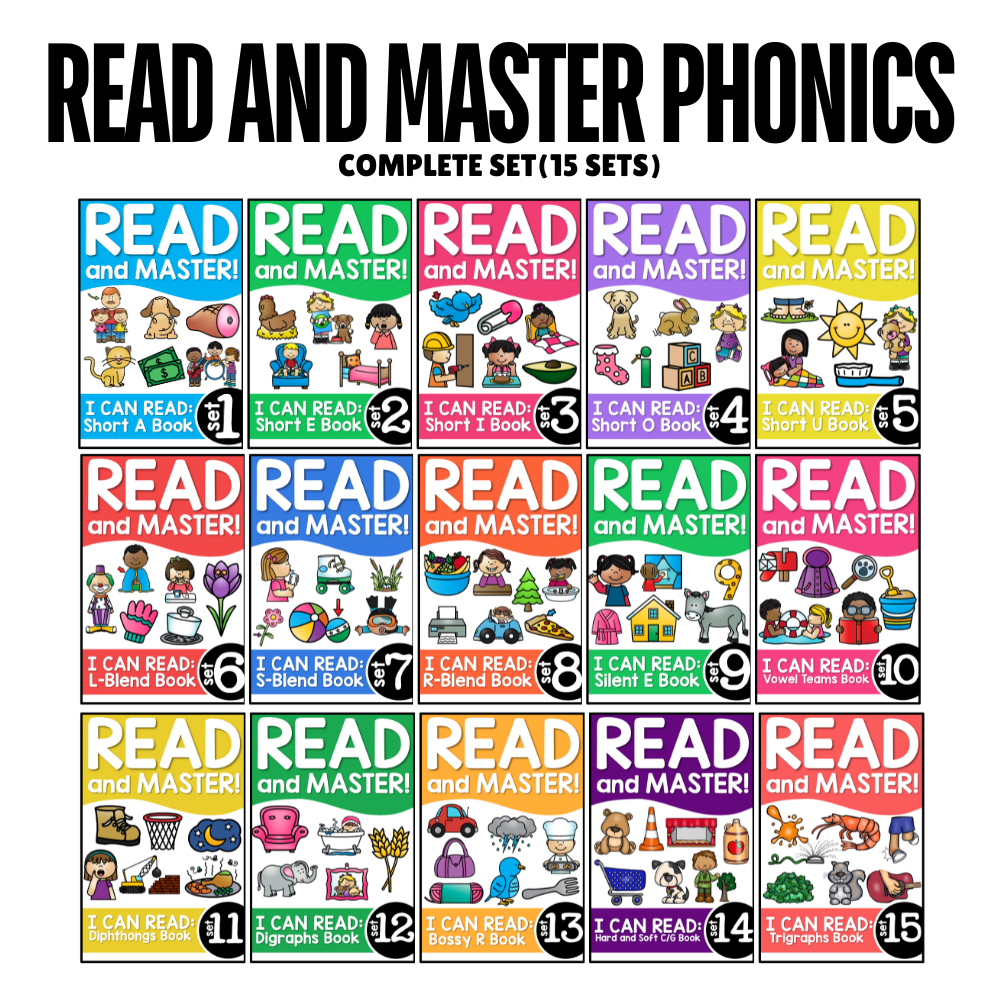 READ AND MASTER PHONICS 15 SETS | Shopee Philippines