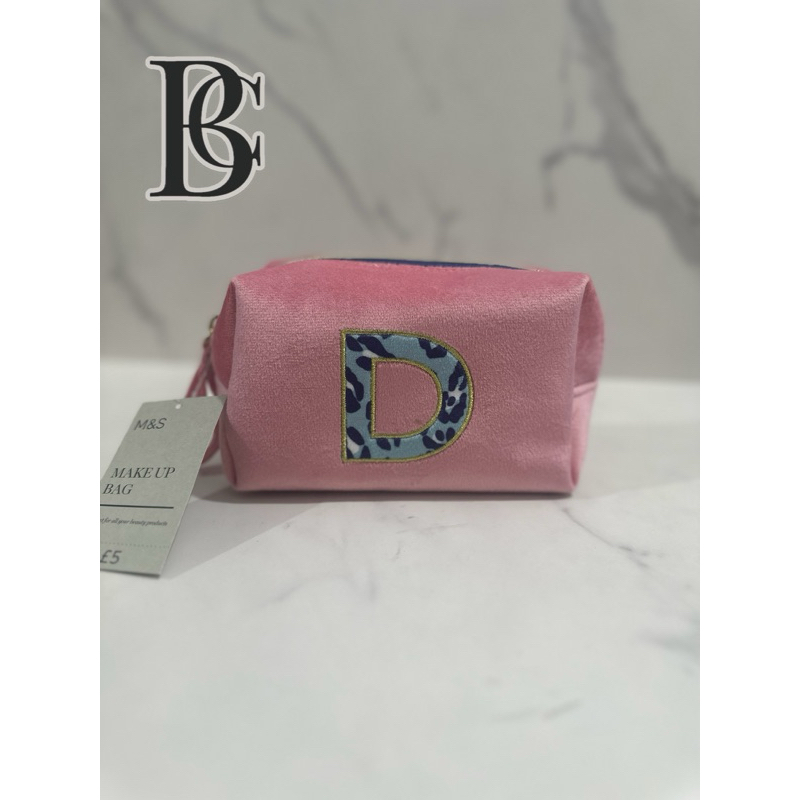 Bagcravings M&S Make Up Pouch Letter Shopee Philippines