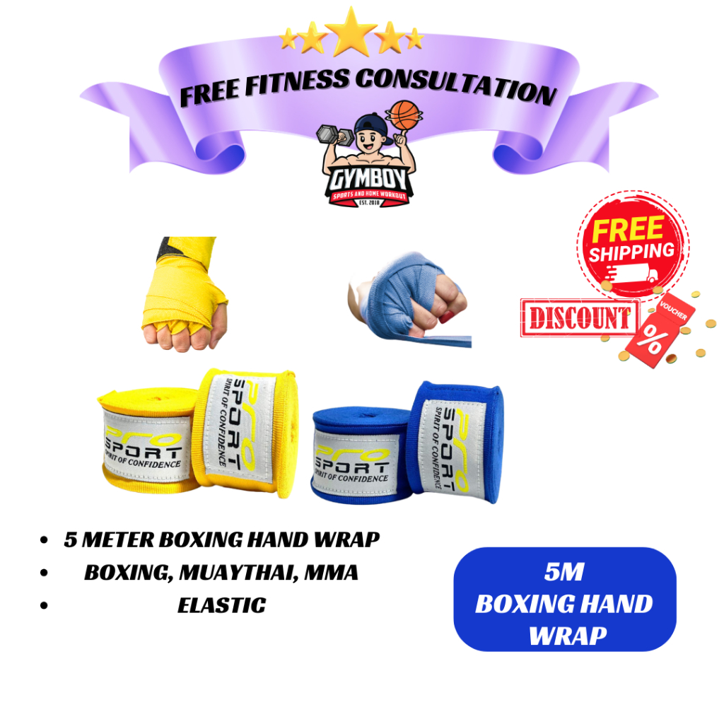5 METERS PRO SPORT Hand Wraps Combat Sports | Shopee Philippines