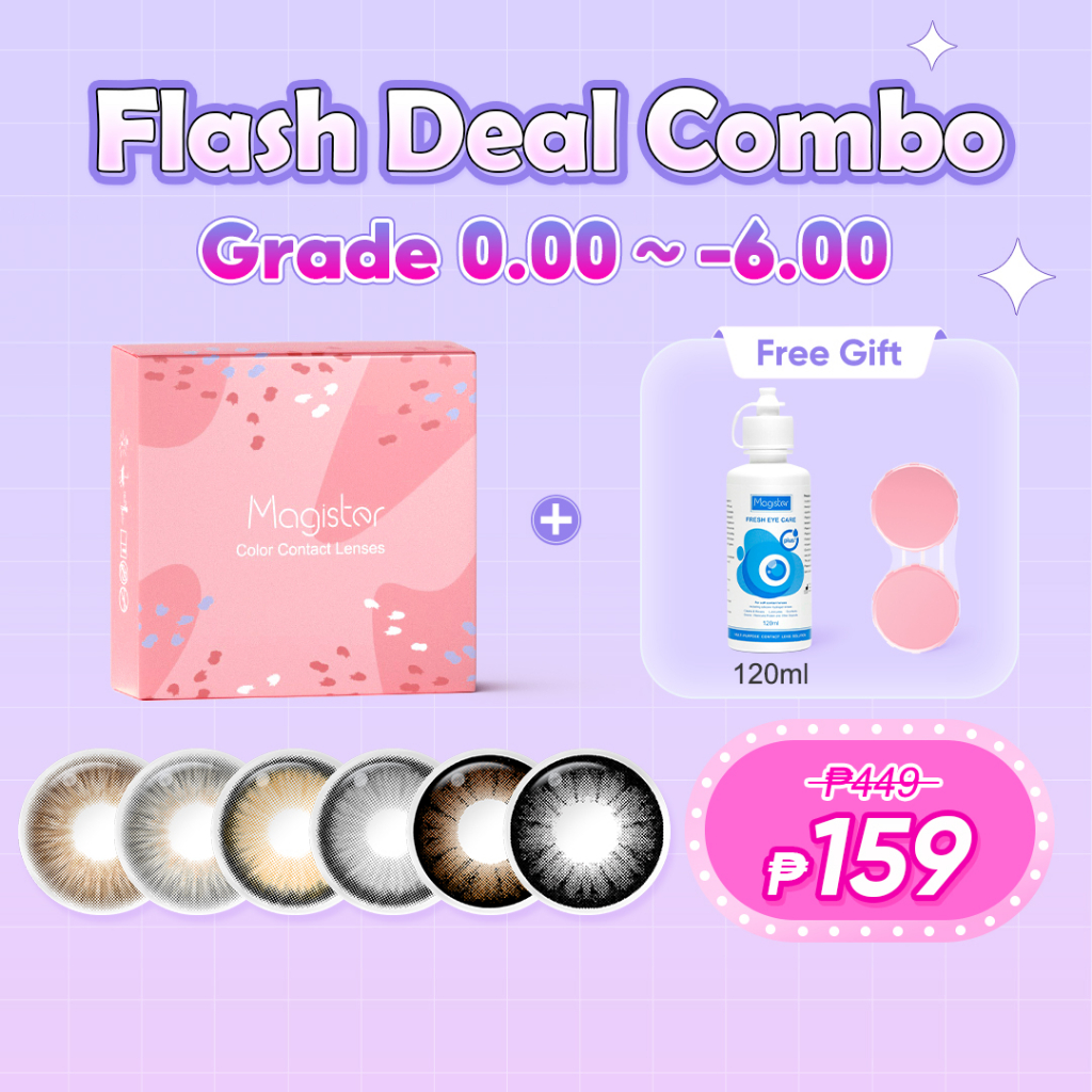 [Graded 0.006.00]Magister Graded Contact Lenses with Solution DIAMOND