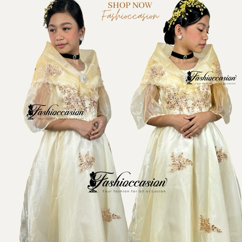 Filipiniana costume fashion for linggo ng wika