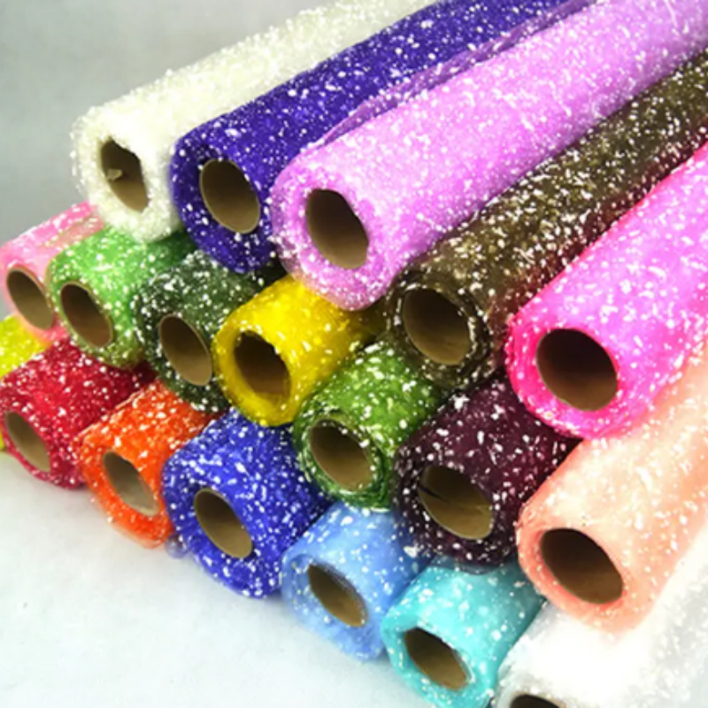 JG Snow Dot Gauze Bouquet Wrapper Material Handmade DIY Flower Paper ...