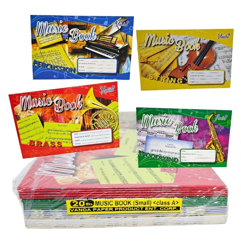 20 Sheets of Vanda Music Book Class A Small | Shopee Philippines