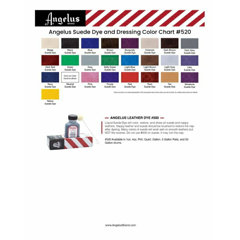 Leather Dye Black Angelus Leather Dye Quart Dark Brown (For
