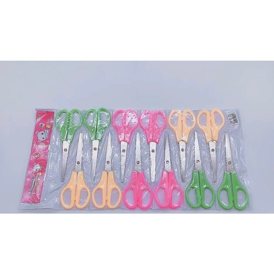 12pcs Glittery Scissors Pinoy Student Scissors School Office Supplies ...