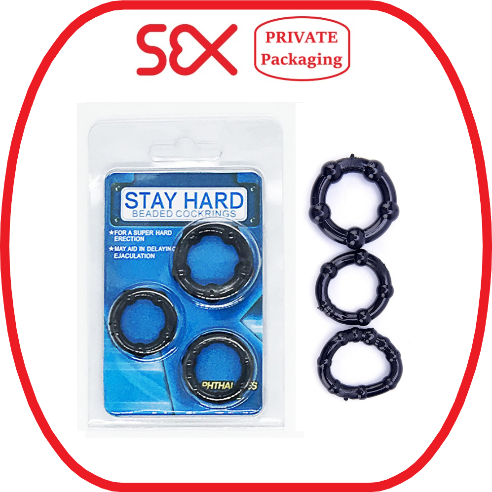 3 in 1 Tool cock penis rings male enhancer prolong adult sex toys for ...