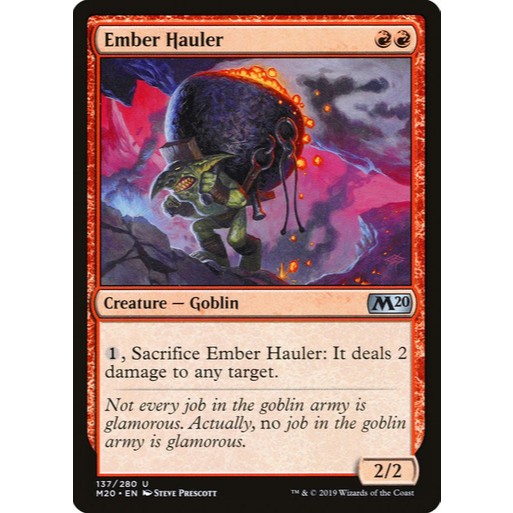 Magic the Gathering | Ember Hauler | Shopee Philippines