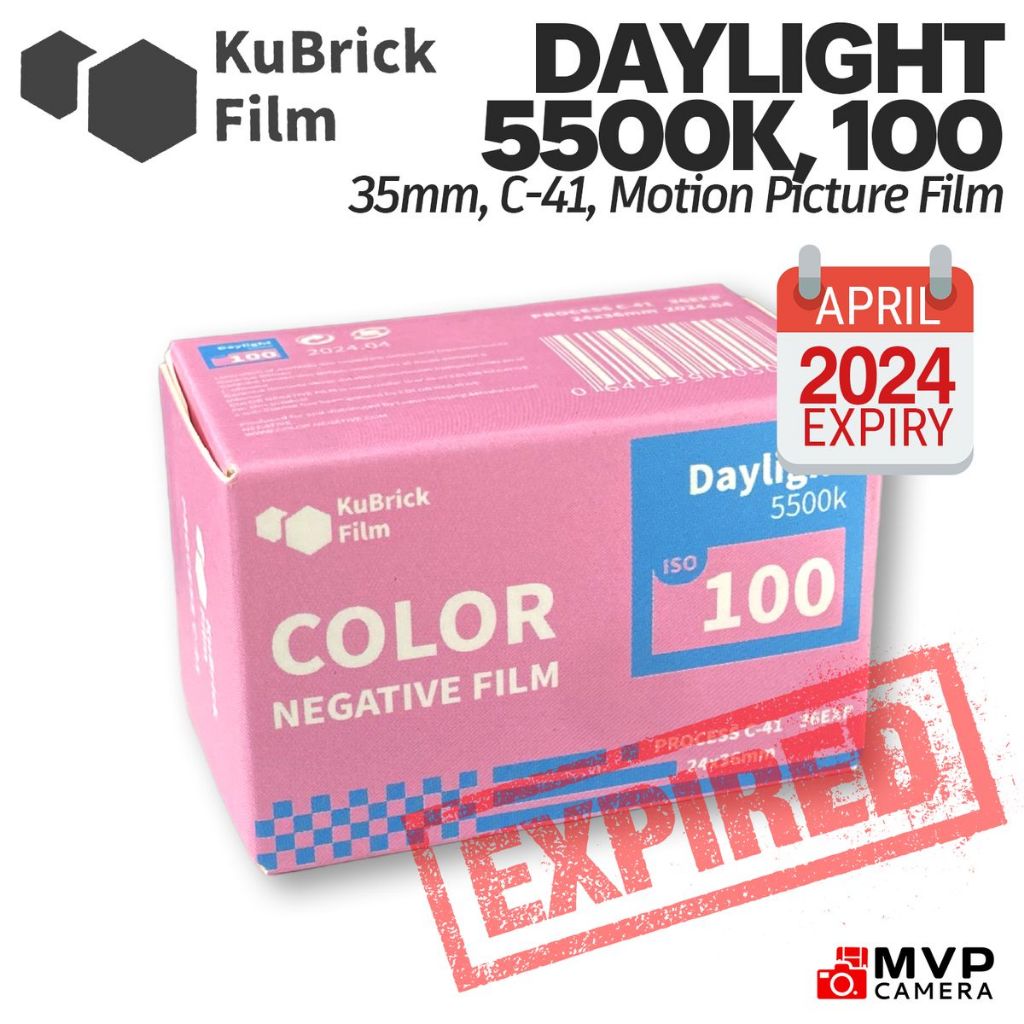 KuBrick ISO 100 5500K Cine Color Motion Picture Expired Negative Film ...