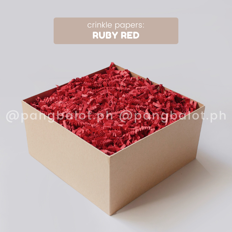 Crinkle Papers: RUBY RED - 1kg | Shopee Philippines