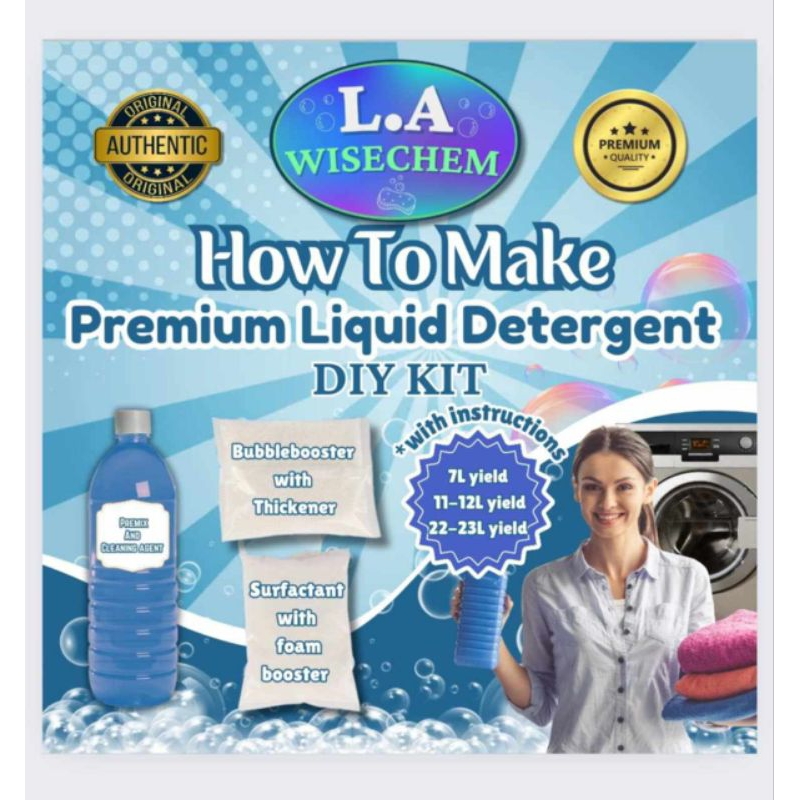 LIQUID DETERGENT PREMIUM D.I.Y KIT 22L to 23L yield | Shopee Philippines