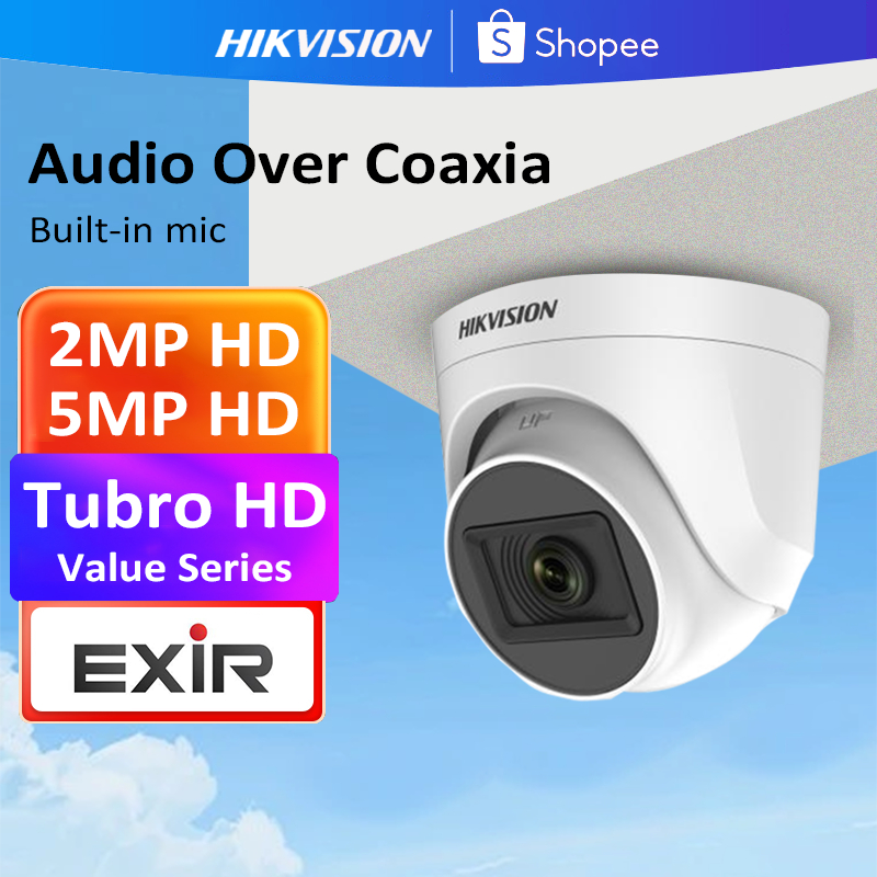 Hikvision 2MP(1080P) / 5MP Value Series Tubro HD Indoor Camera Built-In ...