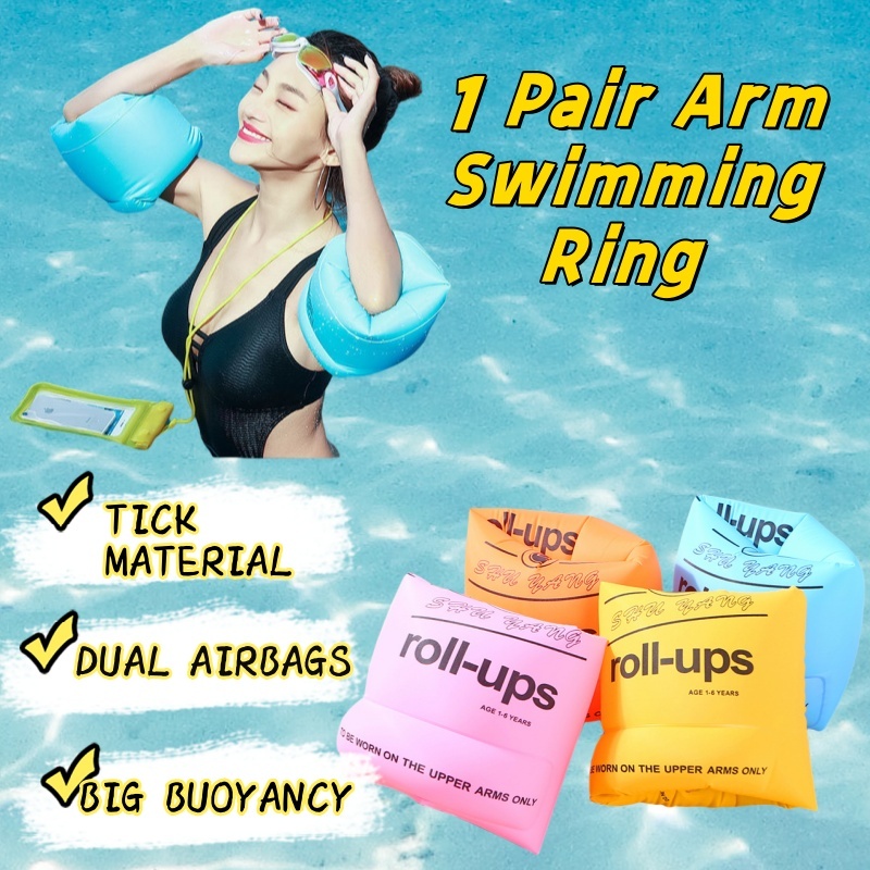 Float Rings Inflatable Swimming Arm For Adults and Children Floating ...