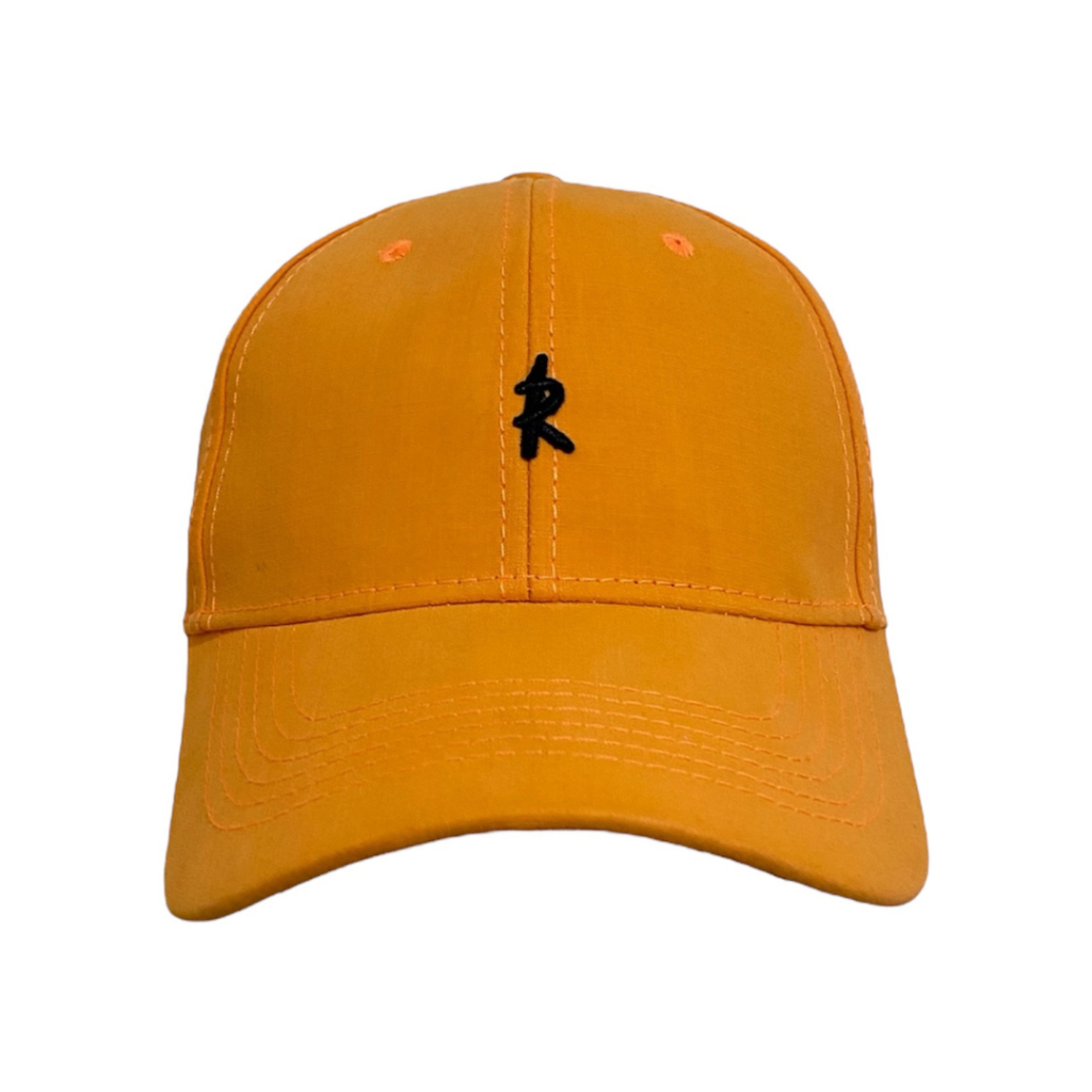 LETTER R Embroidered ORANGE Baseball Cap (Curved Brim) | Shopee Philippines