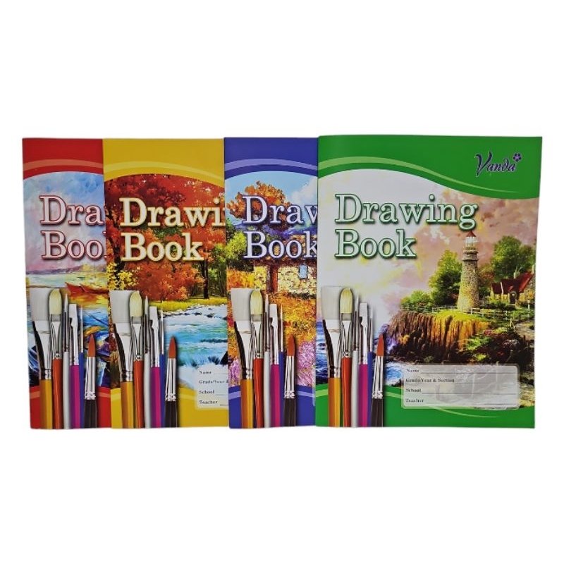 Vanda Drawing Book Big in Random Color Set of 2 Pads | Shopee Philippines