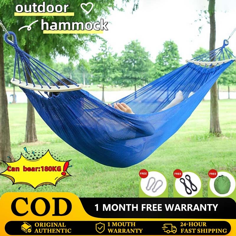 Outdoor hammock duyan camping equipment for double adult big size ...