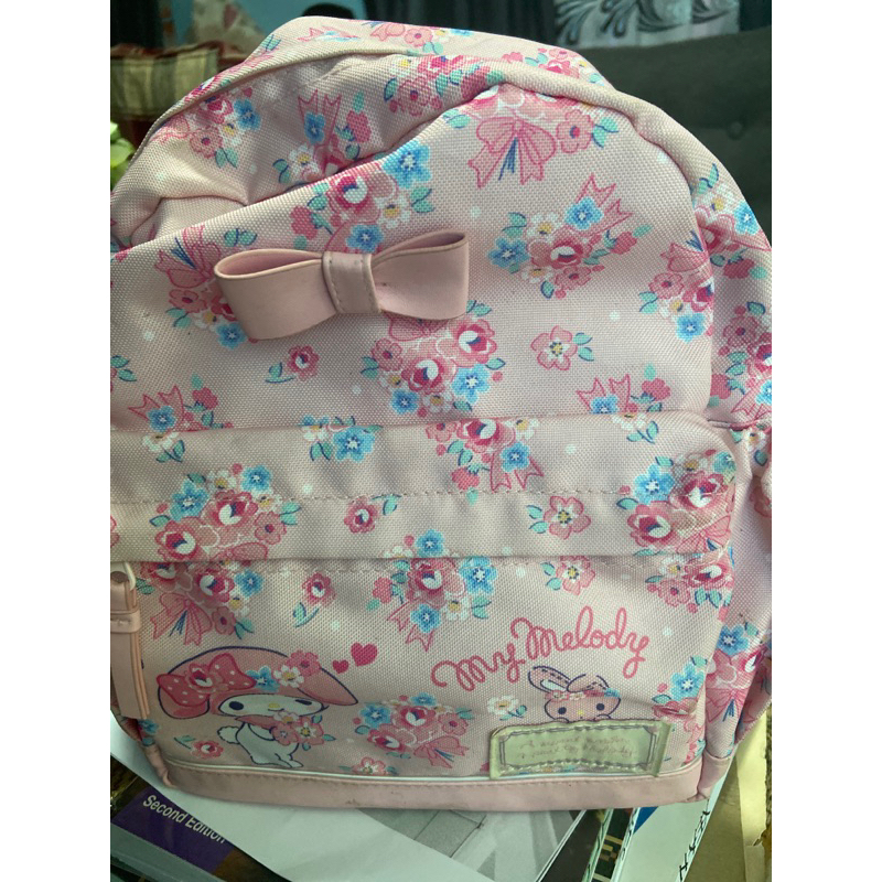 Small pink floral knapsack for kids from Japan | Shopee Philippines