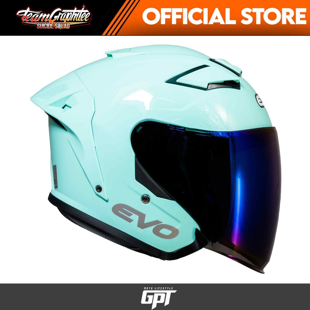 EVO HELMET TR X HALF FACE DUAL VISOR w FREE CLEAR LENS Shopee Philippines