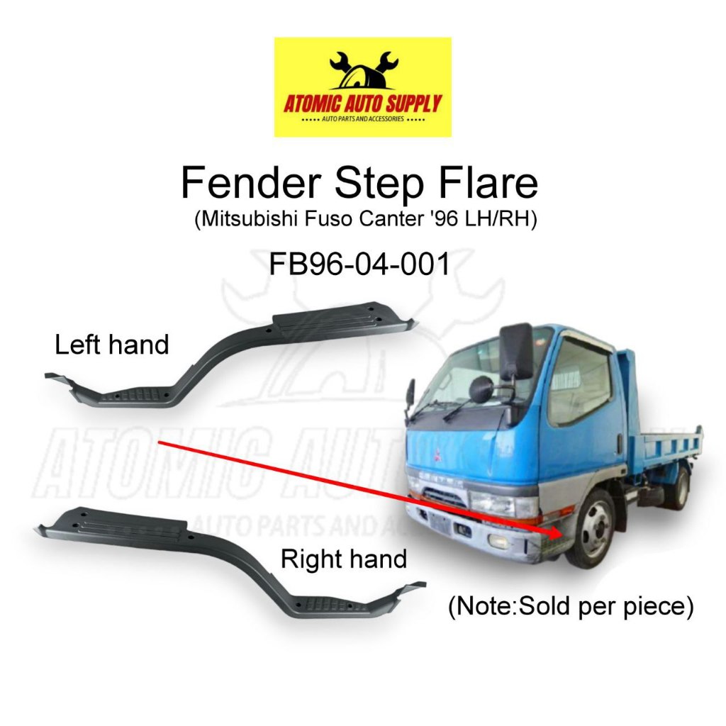 FENDER STEP FLARE FOR MITSUBISHI FUSO CANTER TRUCK '96 MODEL LH/RH ...