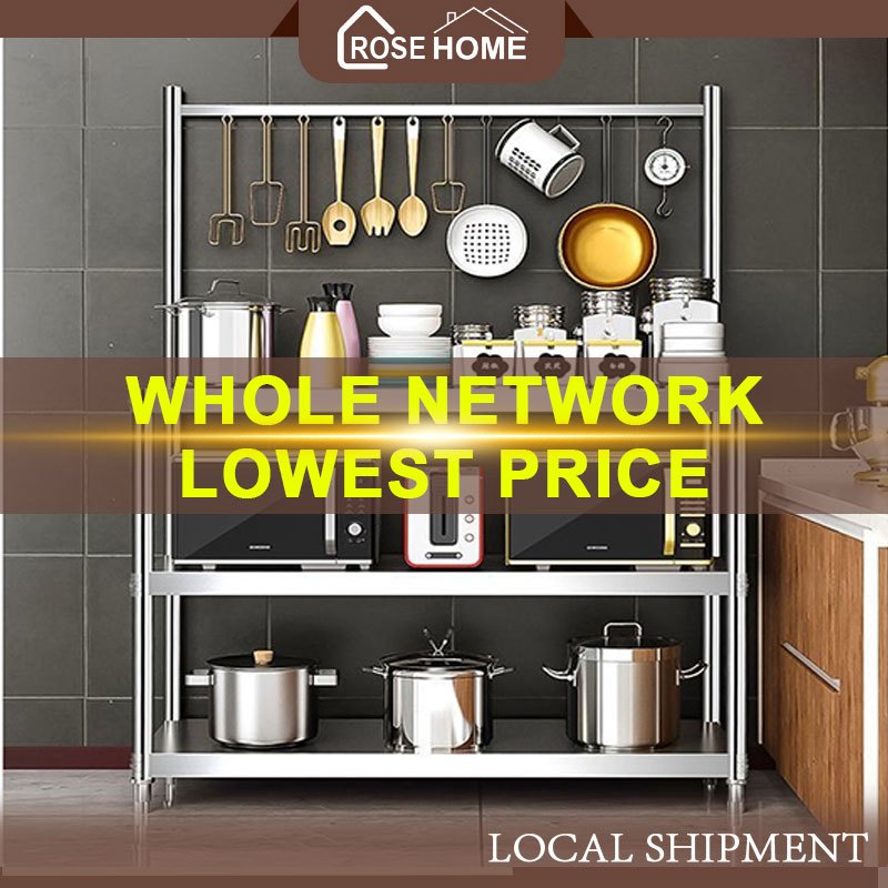 （CODstove Kitchen storage rack，floor standing gas rack，storage shelf ...
