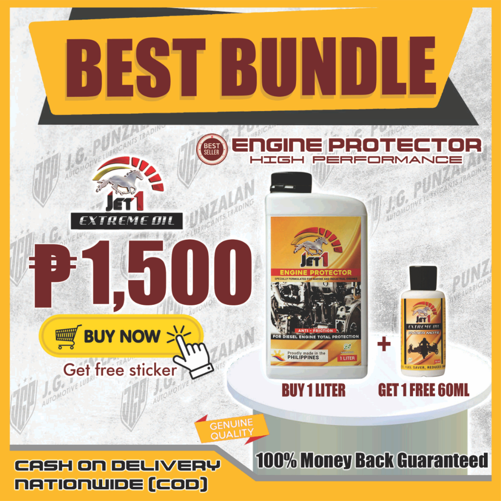 Jet1 Engine Protector (1 Liter Plus Free 60mL) | Shopee Philippines